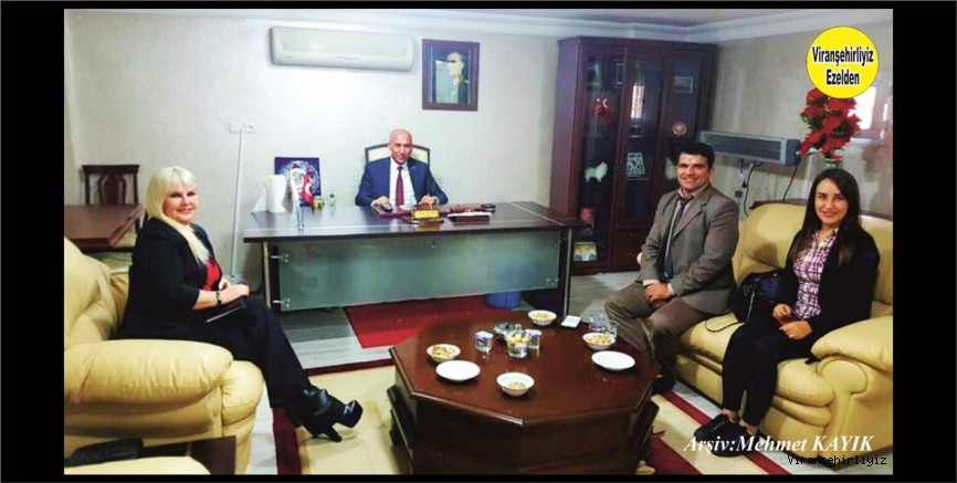 Viranşehir Şoförler Odası Başkanı Mehmet Tamer ve Misafirleri