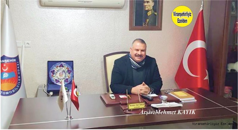 Viranşehir Şoförler ve Otomobilciler Odasında Sekreter olarak görev yapan Ahmet Çoban
