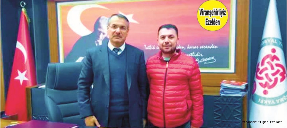 Viranşehir Sosyal Yardımlaşma Dayanışma Vakfi Müdürü Mehmet Özbilek ve Usta Fırıncı Halil Çiftçi