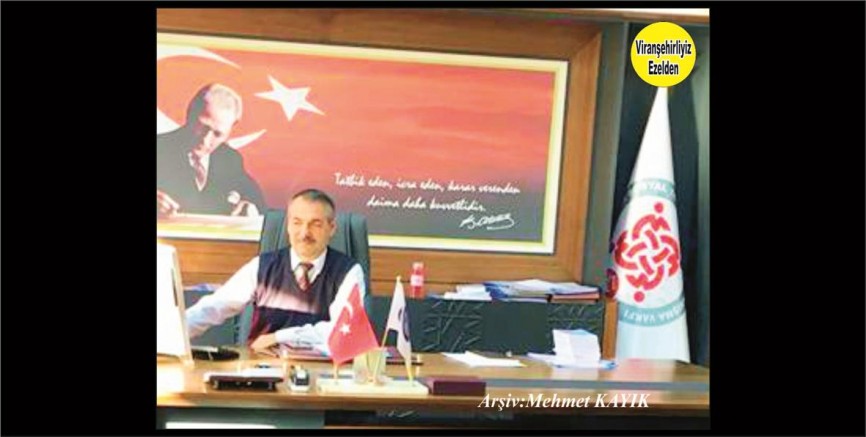 Viranşehir Sosyal Yardımlaşma ve Dayanışma Vakfının Dürüst, Çalışkan ve Sevilen Müdürü Mehmet Özbilek