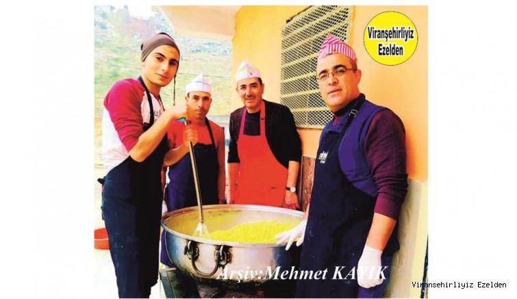 Viranşehir'de Tanınmış Usta Aşçılarımızdan olan, Nurettin Pelen, Mustafa Çoban ve Arkadaşları