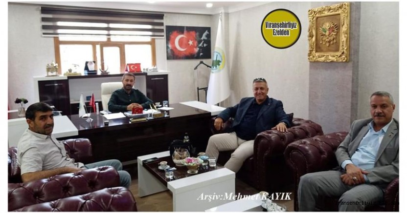 Viranşehir Ticaret ve Sanayi Odası Başkanı Ömer Yazmacı, Mehmet Adnan Ayaz, Bedih Kurt ve Eyyüp Öztürk