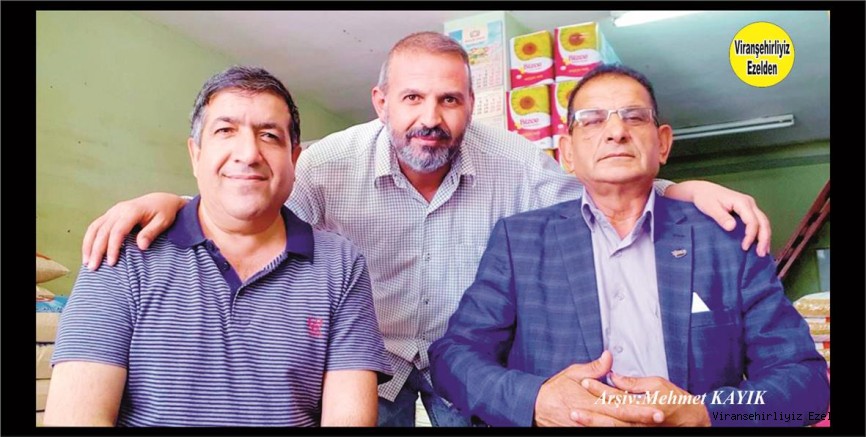 Viranşehir Tuder İlçe Başkanı Ahmet Yılmaz, Viranşehirliyiz Ezelden Sayfası Köşe Yazarlarından Murat Sever ve FM Süper Radyo Genel Yayın Yönetmeni Garip Taşçı