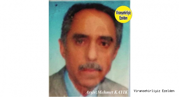 Viranşehir Vergi Dairesi Müdürlüğü Bünyesinde Yıllarca Memur olarak Görev yapmış, Sevilen İnsan Merhum Abdulkadir Haşimi