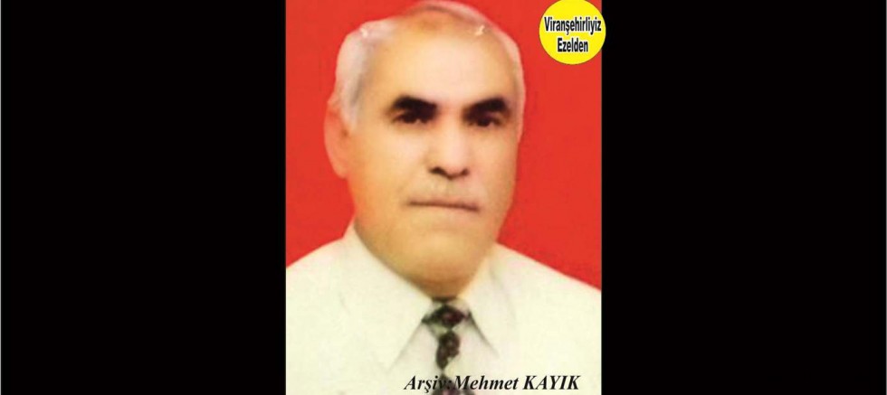 Viranşehir Vergi Dairesinde Yıllarca Memur Olarak Görev yapmış, Maliyeci Zülfükar olarak tanınan, Merhum Zülfükar Sayan