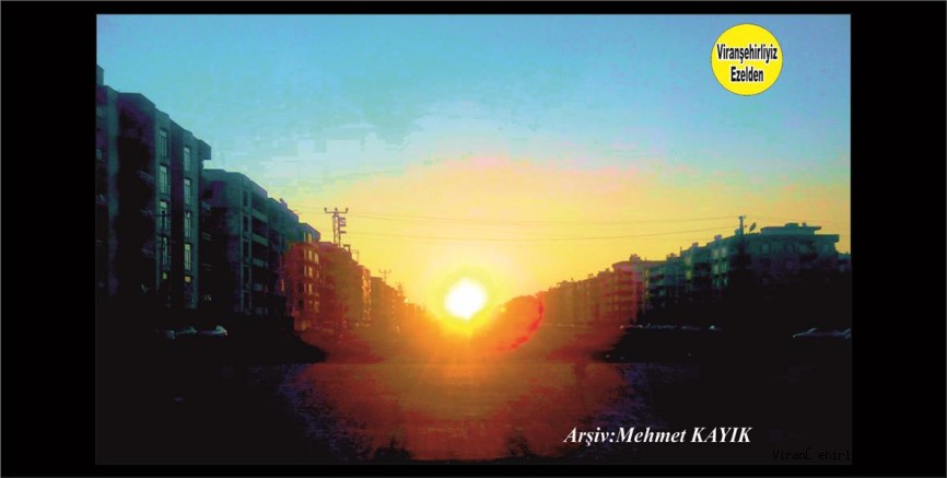 Viranşehir Yenişehir Mahallesinde Gün Batımı 