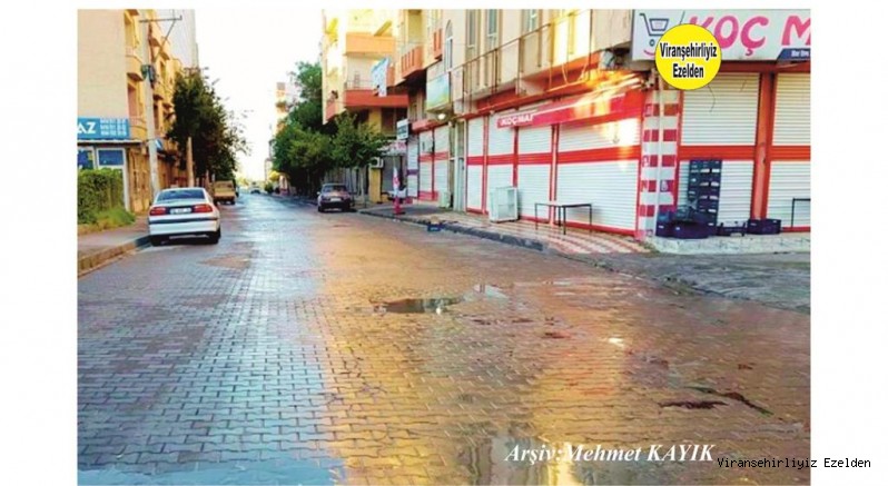 Viranşehir Yenişehir Mahallesindeki Bir Cadde 