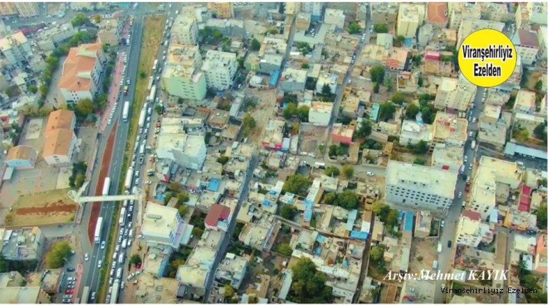 Viranşehir Yenişehir Mahallesine Ait Drone ile Çekilmiş Bir Fotoğrafı
