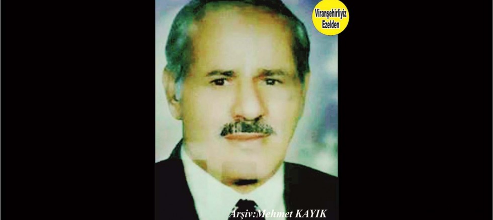 Viranşehir Yıllarca Muhasebecilik yapmış, Sevilen İnsan Merhum Bayram Şenbayram