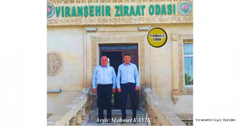 Viranşehir Ziraat Odası Başkanı Bahri Ekinci’yi Viranşehir Kaymakamı Önder Çengel Makamında Ziyaret etti.