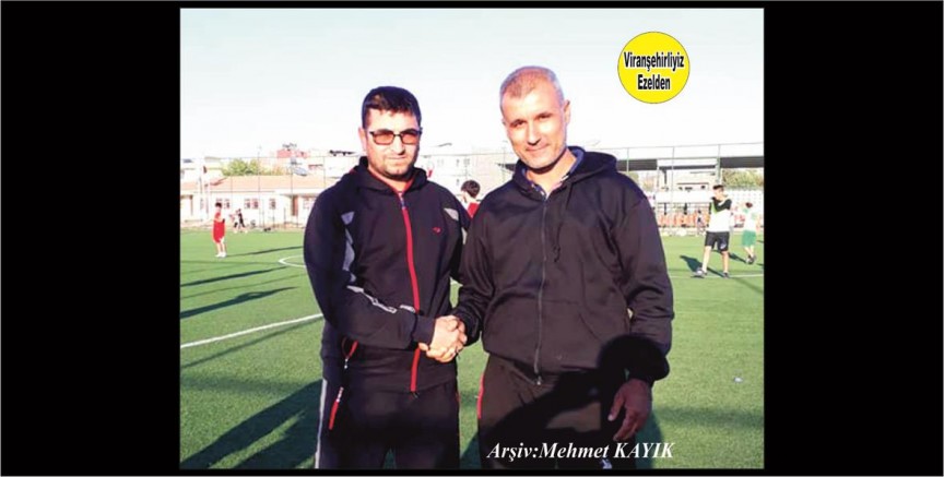 Viranşehirgücü Futbol Takımı Alt Yapı sorumluğuna Getirilen Teknik Direktör Eşref Alkan ve Arkadaşı Cumali Özaslan