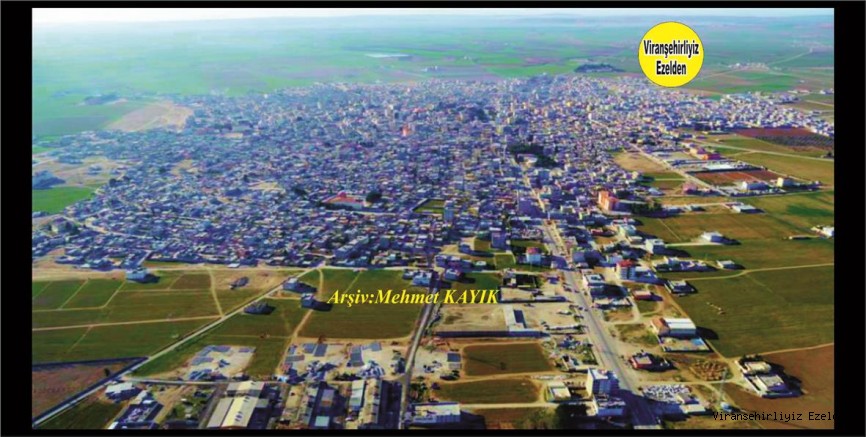 Viranşehirin Genel Fotoğrafı Uçaktan çekilmiş hali