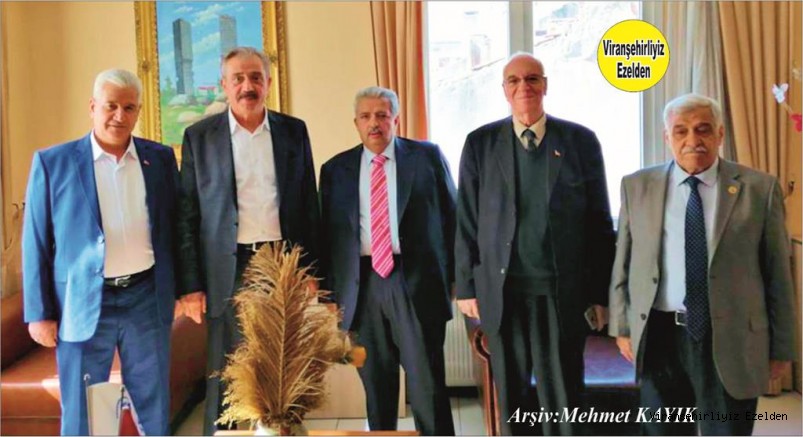 Viranşehirliler Derneği Başkanı Necati Erol, Mustafa Akyürek, Hacı Suphi Akışık, Celal Cemaldinanlıoğlu ve Şanlıurfa Eski Milletvekili Zülfikar İzol
