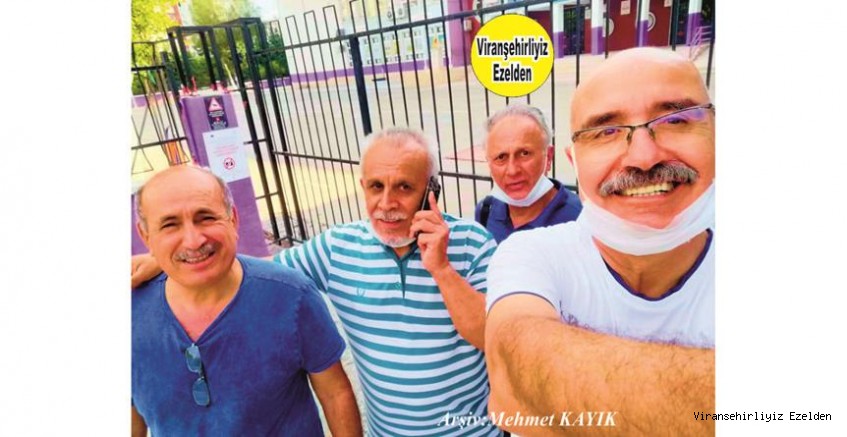 Viranşehirliyiz Ezelden Sayfası Köşe Yazarı Gazeteci Yazar İsmail Şimşek, Emekli Öğretmen Nihat Gözen, Emekli TMO Müdür Tardımcısı Ahmet Yılmazer ve Emekli Öğretmen Kamil Derici
