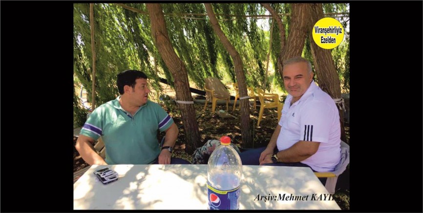 Viranşehirspor Kulübü Başkanı İsmail Aksu ve Başkan Yardımcısı Hamit Eren