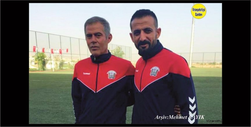 Viranşehirspor Teknik Direktörü Garip Çalbay ve Antrenör Mehmet Sürme