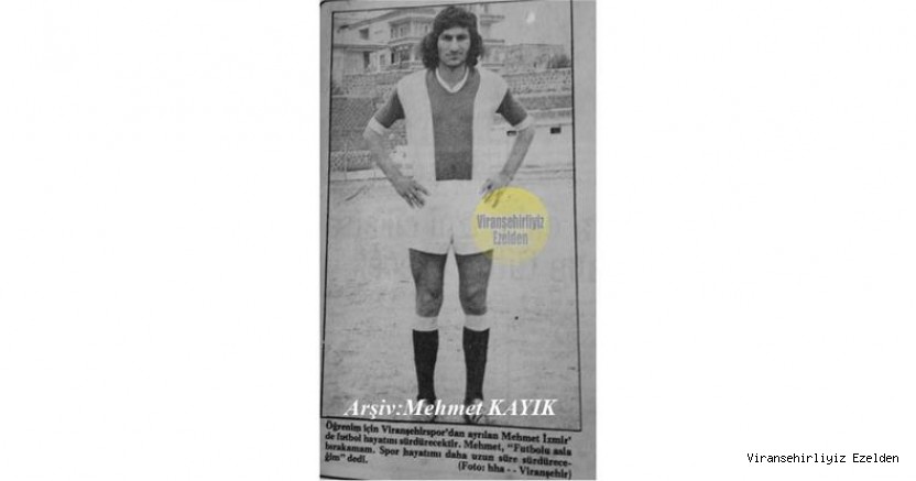 Viranşehirspor’un Şanlıurfa Amatör Liginde Başarı üzerine, Başarı Kazandıran Libero Mevkisinde Futbol Oynamış, Eski Futbolcularımızdan Mehmet Akmeşe