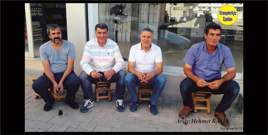 Viranşehirsporun Eski Başarılı Futbolcularından, Remzi Akmeşe, Abdulkerim Çelik,  Abdulkadir Atmaca ve Arkadaşı