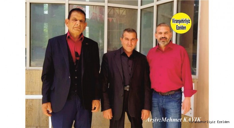 Viranşehiryiz Ezelden Sayfası Köşe Yazarı Murat Sever, Viranşehir Engelliler Derneği Başkanı Şeyhmus Belca ve  Dünya Müslüman Kardeşler Birliği Konfederasyonu (DÜKABİR) Güneydogu Anadolu Bölge Temsilcisi Ahmet Yılmaz