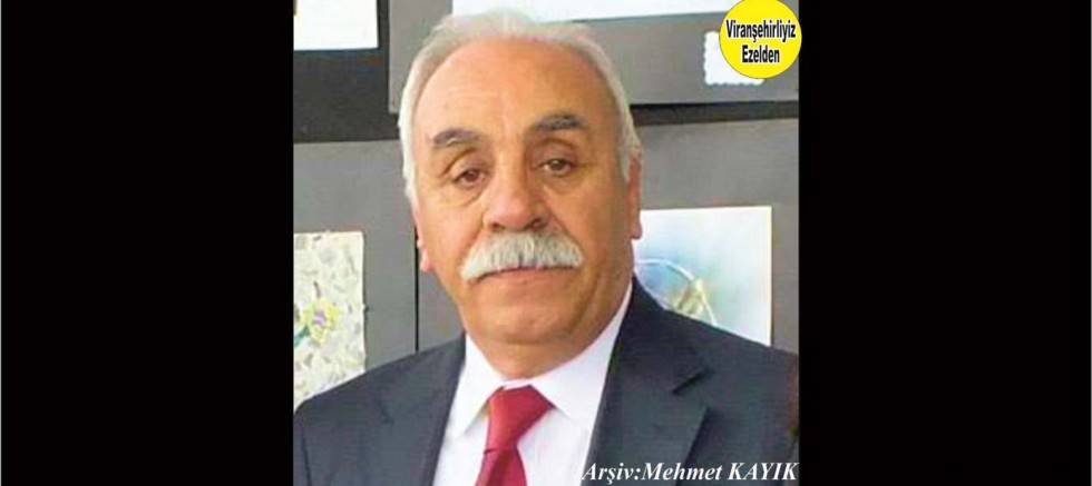 Yakın zamanda Vefat etmiş, Viranşehir’de Bir çok Okulda Okul Müdürlüğü yapmış, Sevilen İnsan Öğretmen Merhum Seydi Sürücü