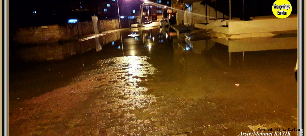 Yenişehir mahallesi 12. Cadde Su İle Kaplandı