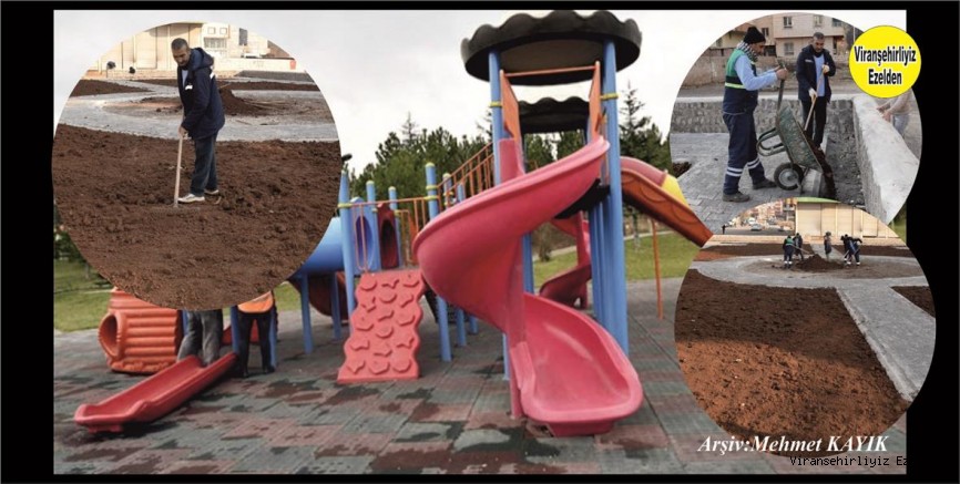 YEŞİL VE YAŞANIR BİR VİRANŞEHİR İÇİN YEŞİL PARK ALANI ÇALIŞMALARI DEVAM EDİYOR