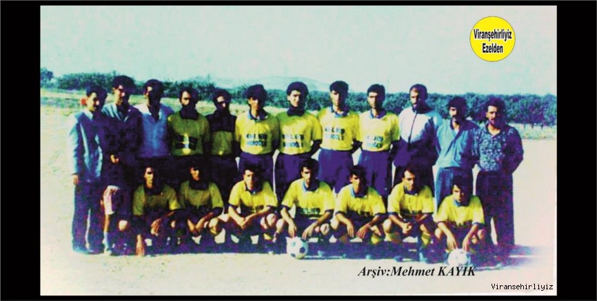 Yıllarca Başarılı Bir Şekilde Futbol Oynamış, Viranşehir Tedaş Şefi Hamit Eren Gençlik Yıllarındaki Futbol Takımı