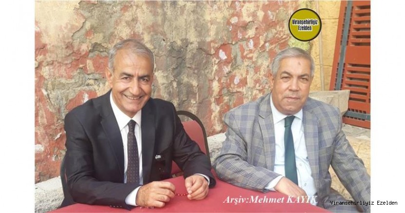 Yıllarca Bazı Okullarda Öğretmenlik yapmış, Sevilen Emekli Öğretmen Şeyhmus Kaplan ve Emekli Memur Mehmet Coşkun
