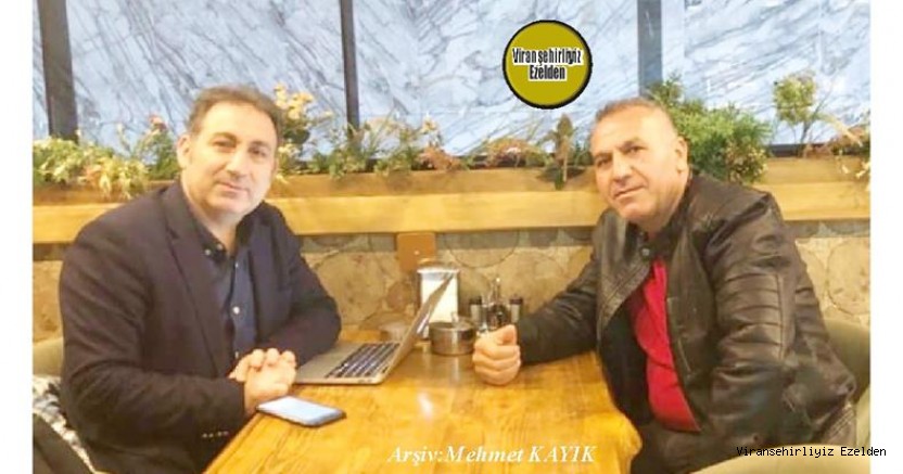 Yıllarca Ulusal Gazeteci olarak Görev yapmış, Gazeteci Mustafa Şekeroğlu ve Misafiri Arkadaşı Mehmet Tunay