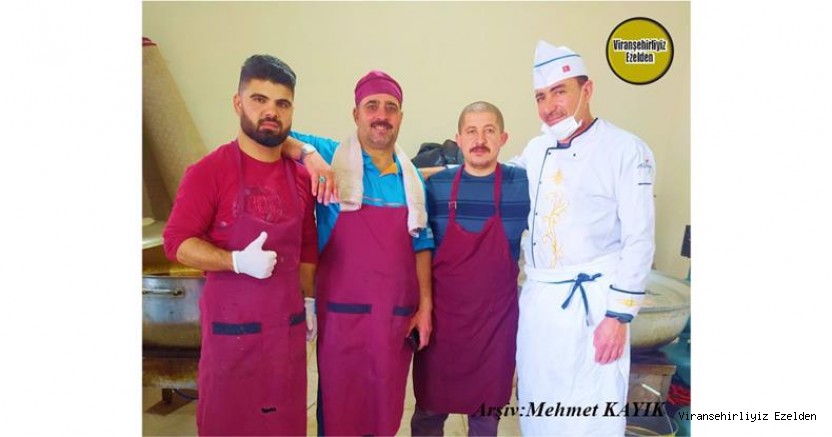 Yıllardan Beridir Aşçılık Sektöründe Esnaflık yapmış, Usta Aşçı Nurettin Pelen, Ekip Elemanları Hıdır Yağan ve Arkadaşları