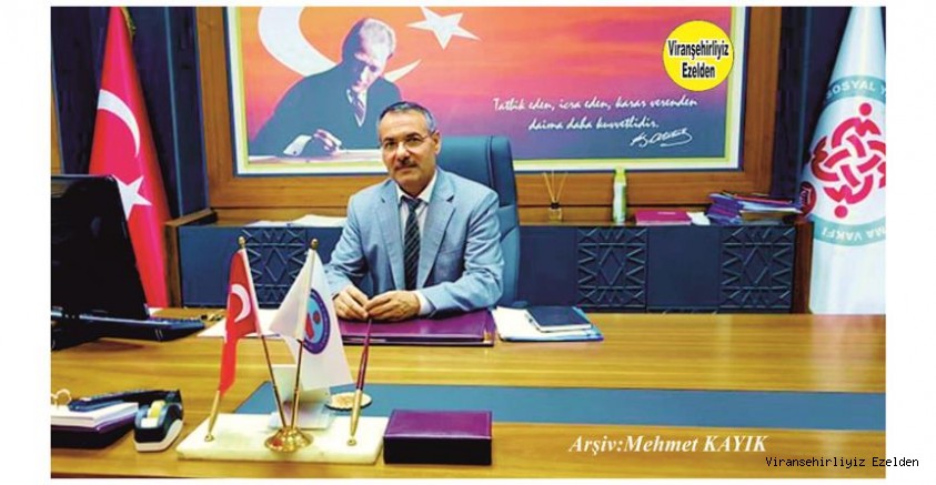 Yıllardan Beridir Viranşehir Sosyal Yardımlaşma ve Dayanışma Vakfı Müdürü olarak Görev Yapan, Sevilen Güzel İnsan Müdür Mehmet Özbilek